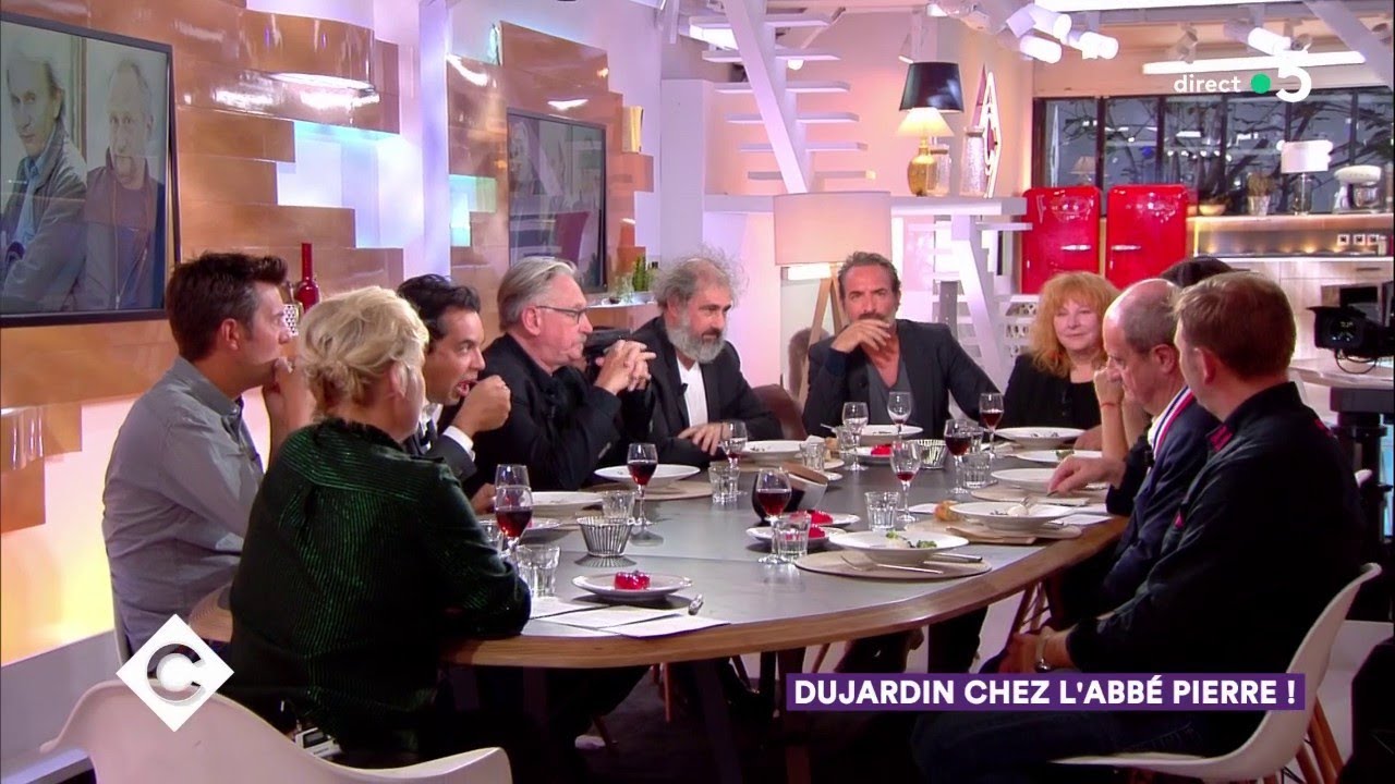 Au dîner avec Jean Dujardin,Yolande Moreau,Gustave Kervern et Benoît Delépine! -C à Vous- 24/09/2018