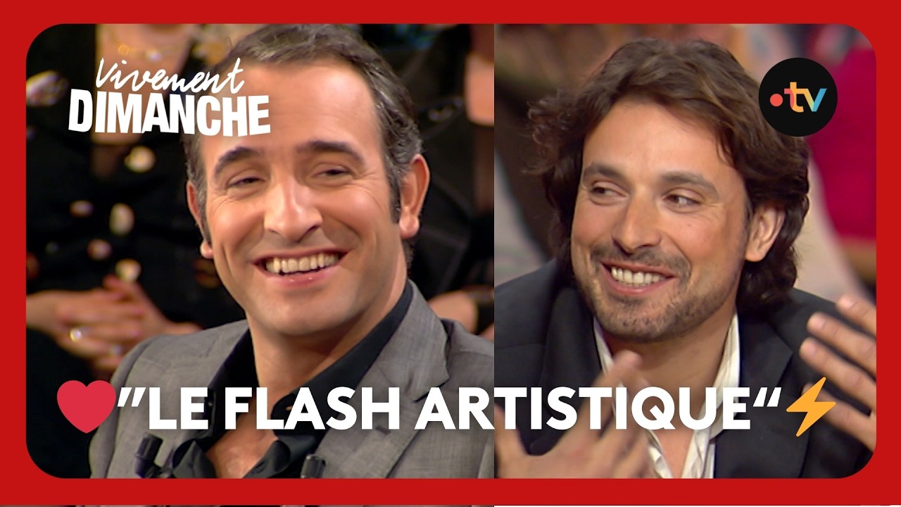 La rencontre entre Bruno Salomone et Jean Dujardin - Vivement Dimanche 5 avril 2009