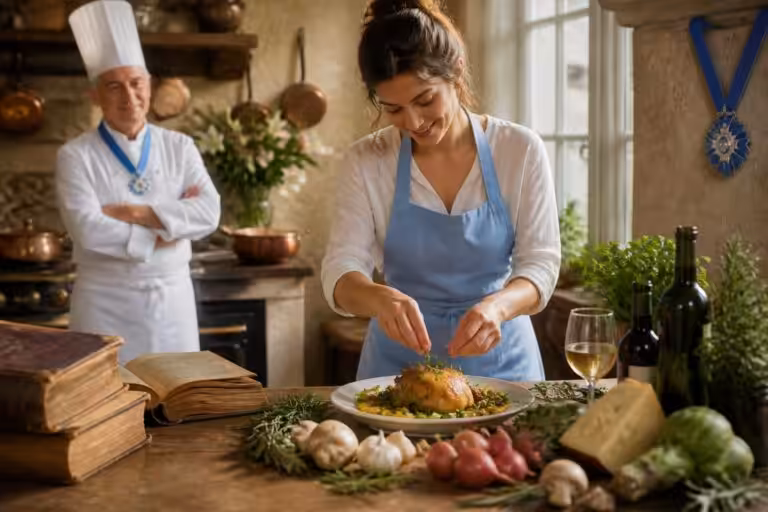 découvrez l'origine et la signification de l'expression française « être un cordon bleu », qui célèbre l'excellence en cuisine et son histoire dans la culture française.